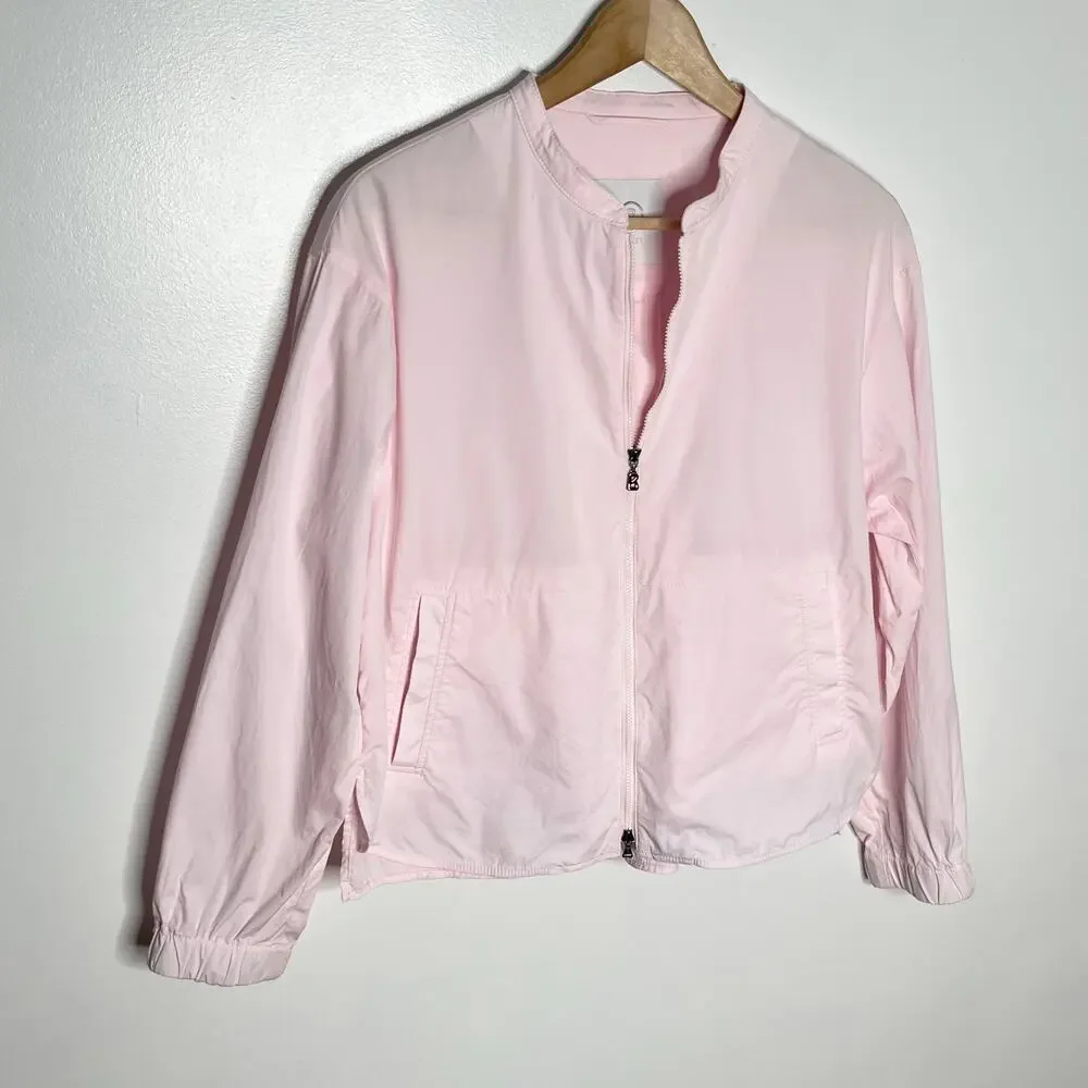 Bogner Lightweight Jacket Women 8 Pink Full Zip Pocket Casual Outdoor Athleisure